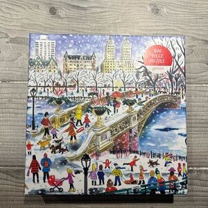 Galison 500 Piece Winter Scene Puzzle
